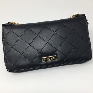 * New * Miche Black Convertible Wallet